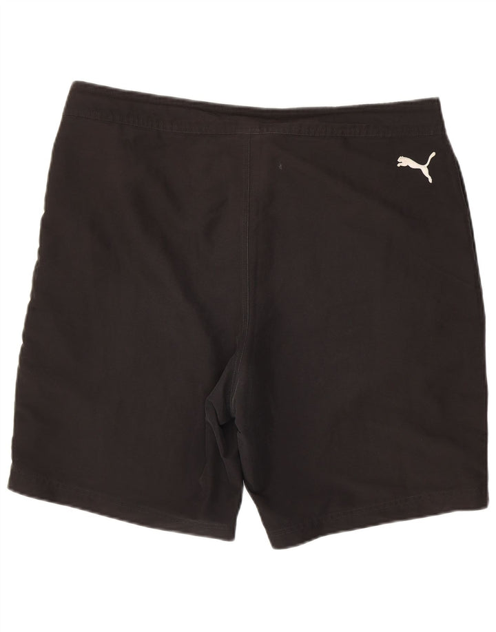 Puma Short de Bain Graphic Homme Noir Taille L
