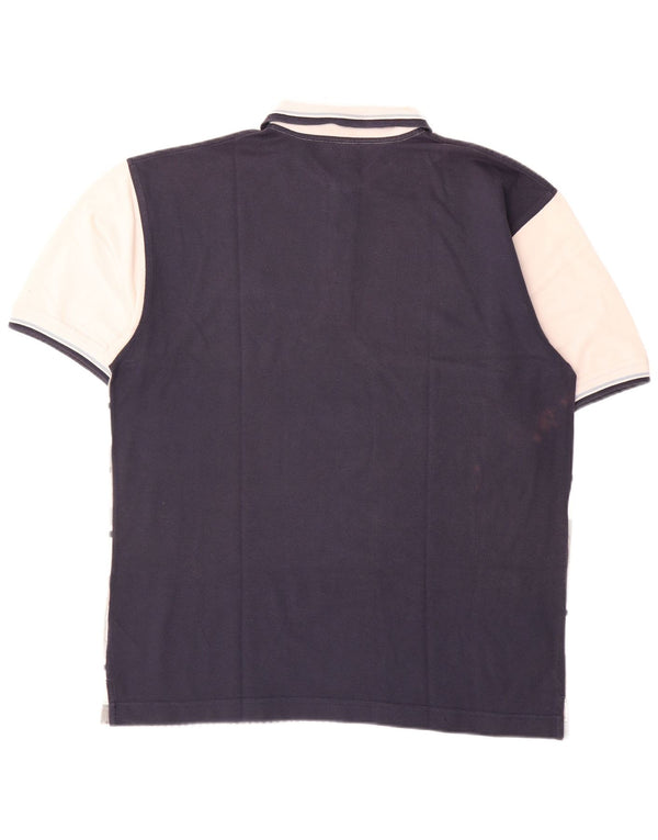 Lotto Polo Homme XL Gris Rayé Coton