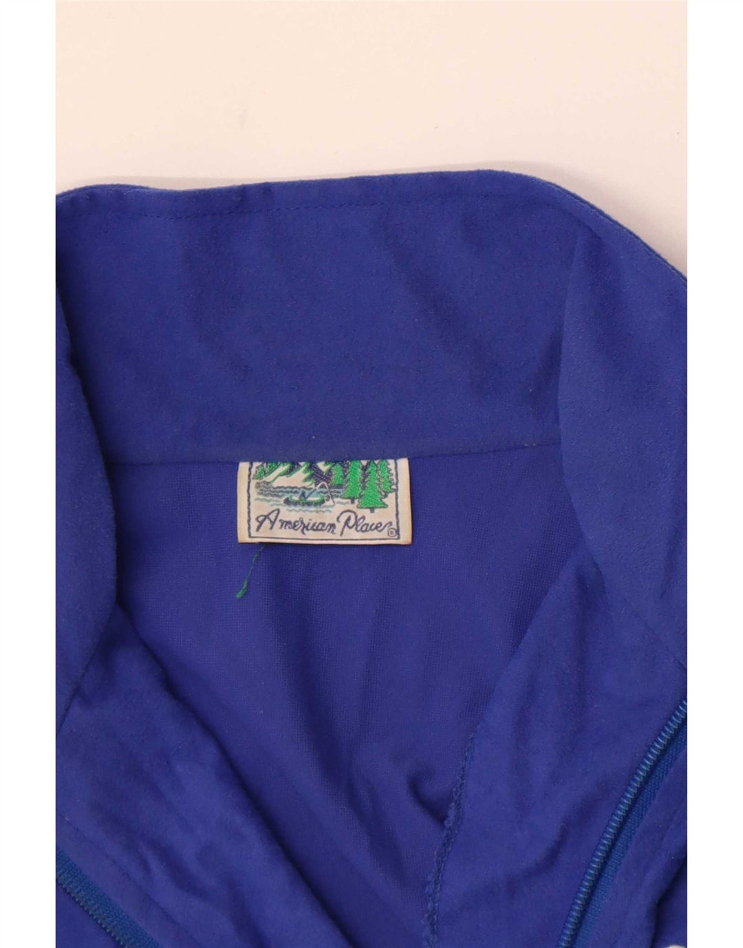 American Place Veste de survêtement surdimensionnée pour femme UK 6 XS Bleu