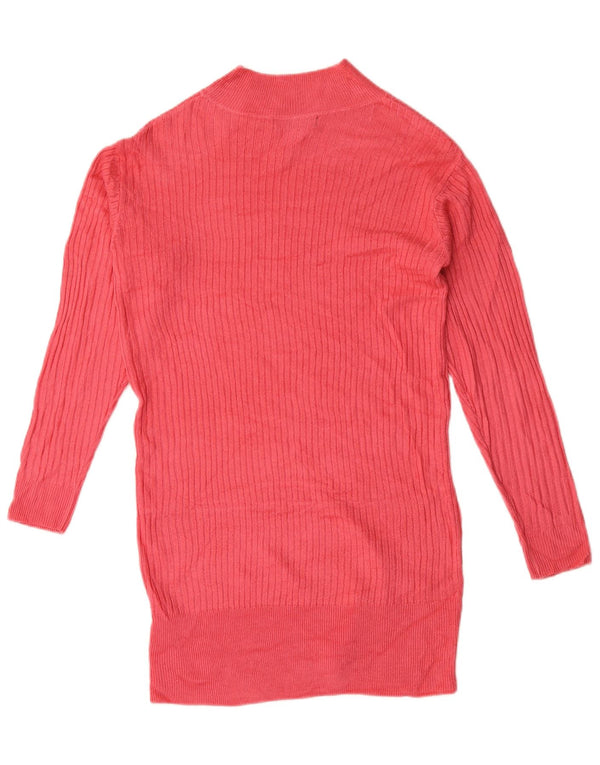 Marks & Spencer Robe pull surdimensionnée pour femme UK 10 Petit acrylique rose