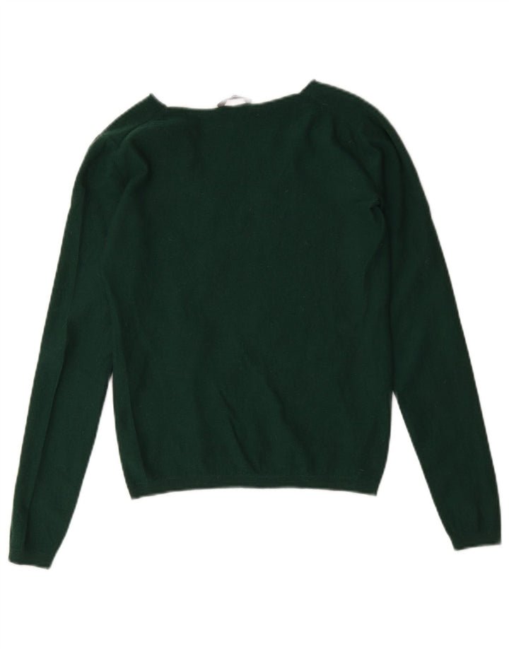Max & Co. Pull col en V pour femme UK 10 Petit Vert