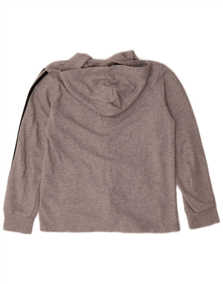ADIDAS Pull à capuche zippé garçon 11-12 ans Gris