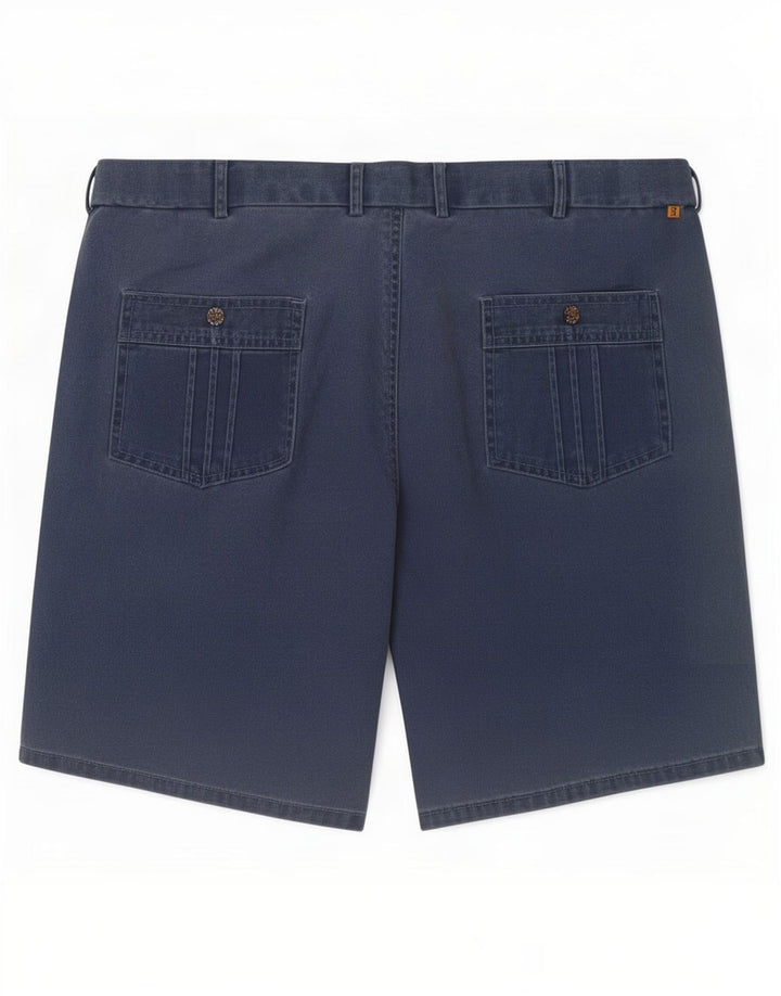 Farah Short Chino Homme W38 XL Bleu Polyester