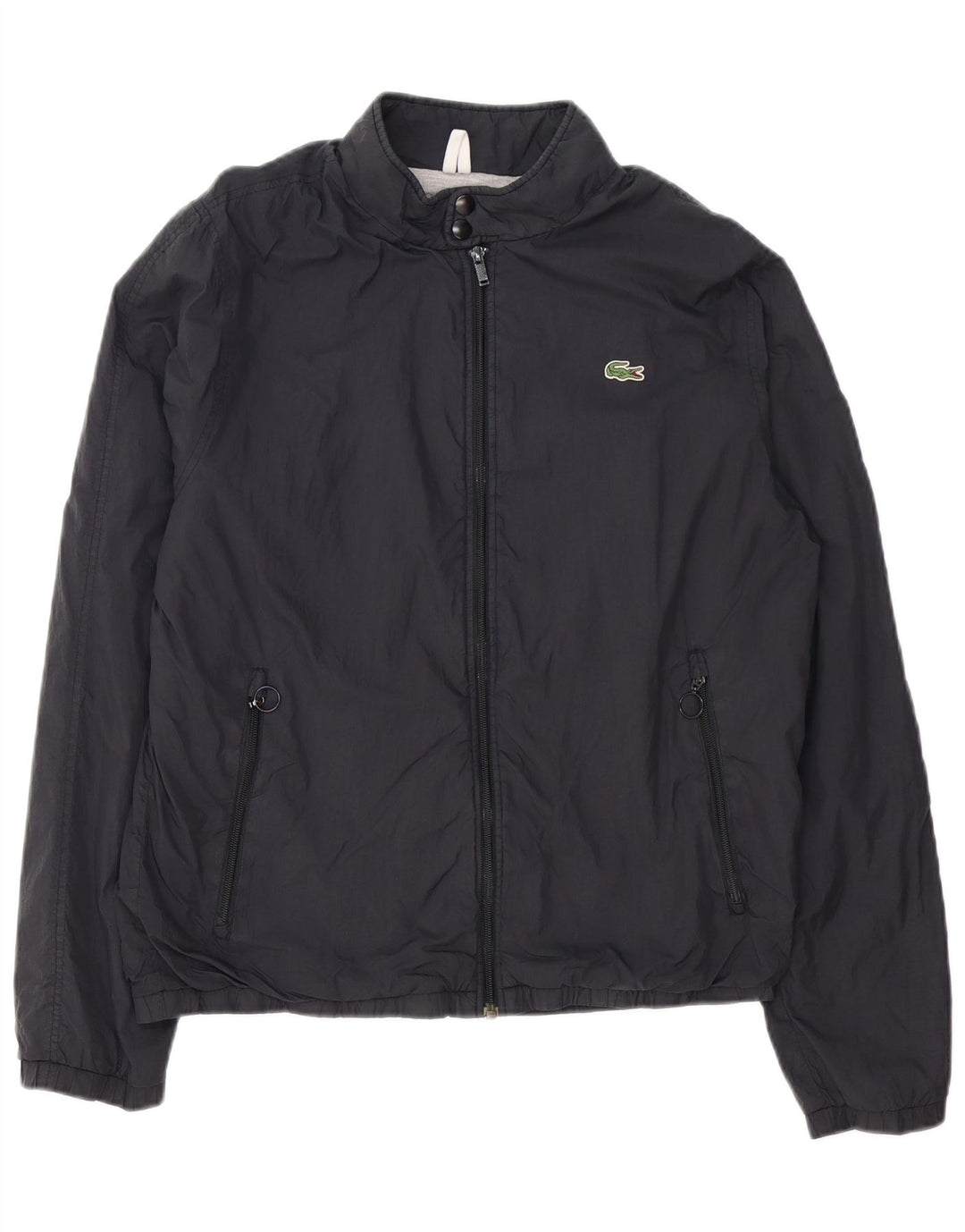 LACOSTE Veste Bomber Homme Taille 5 Grand Noir Polyamide