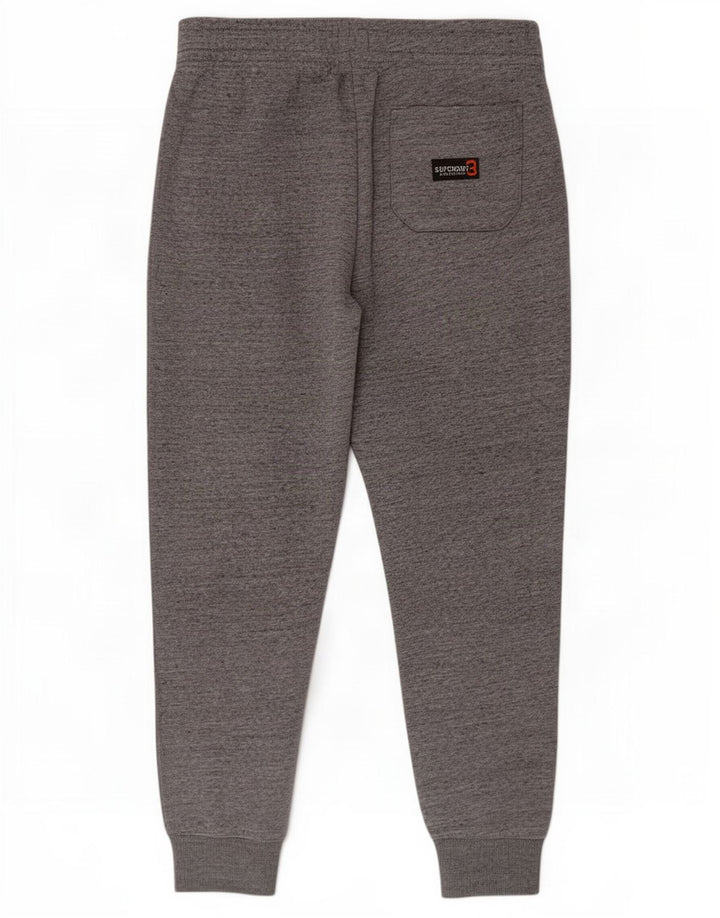 Superdry Pantalon De Survêtement Joggers Moyen Gris Moucheté Coton
