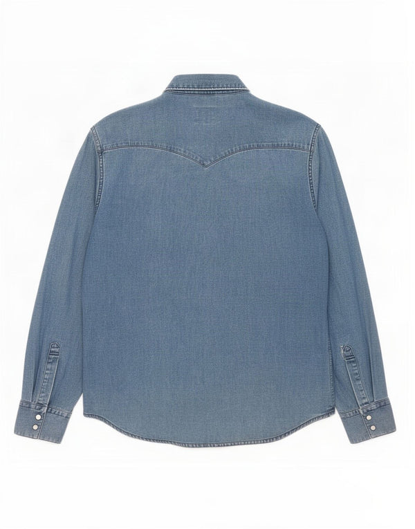 Levi's Chemise en Jean Slim Fit Homme Bleu Coton