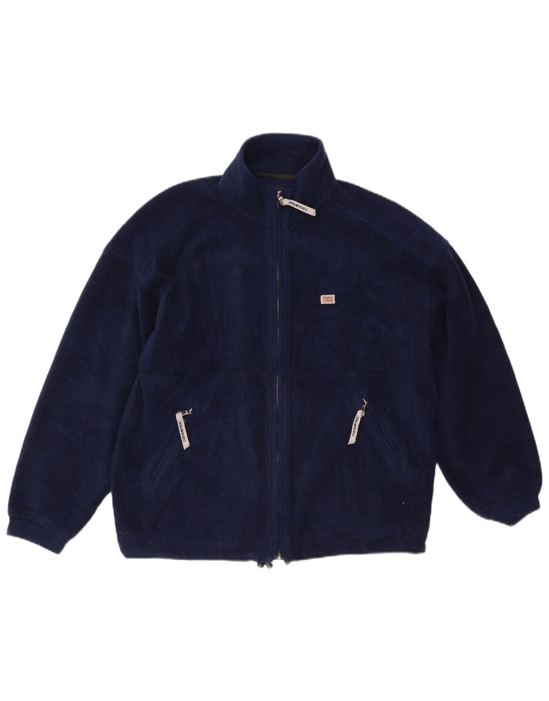 Think Pink Veste polaire pour homme UK 40 Large Bleu marine