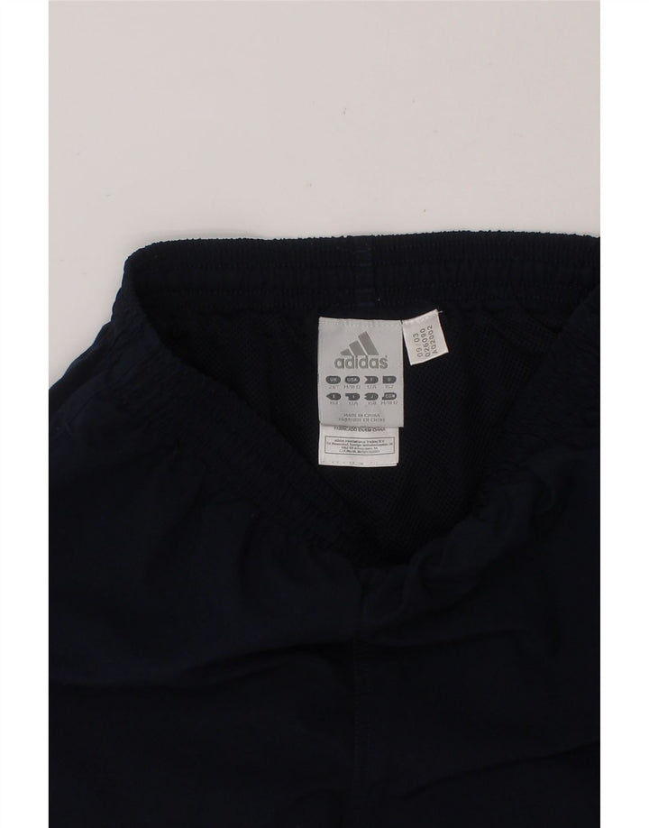 ADIDAS Boys Sport Shorts 11-12 Years  Navy Blue Polyester Vintage Adidas and Second-Hand Adidas from Messina Hembry 