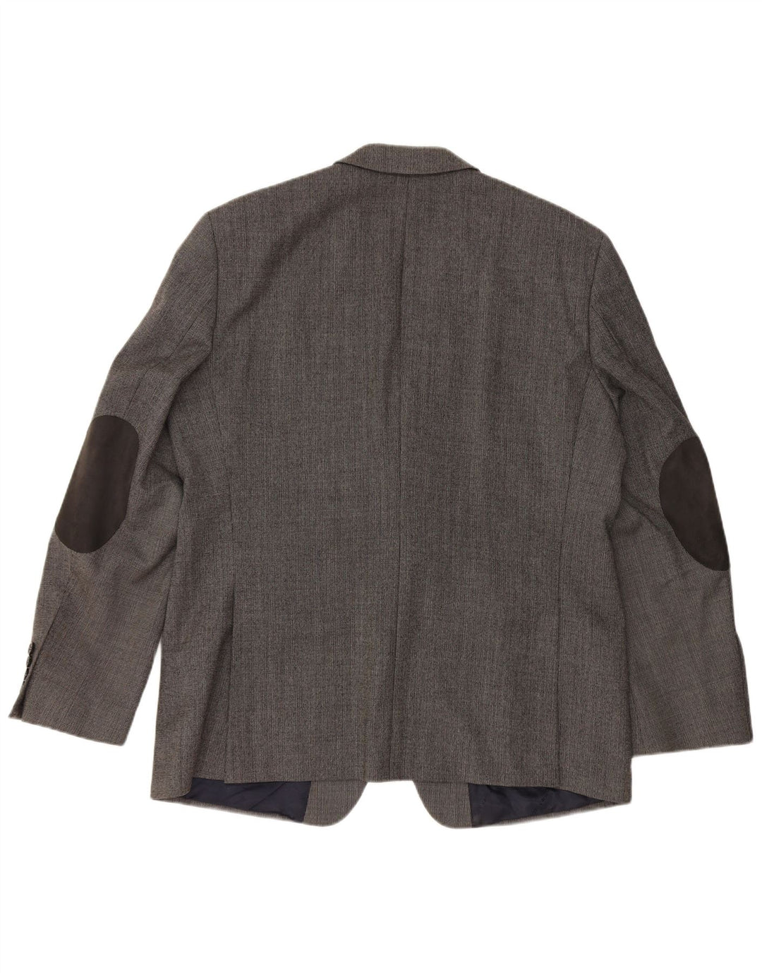 PIERRE CARDIN Veste Blazer 2 Boutons Homme UK 40 Grande Laine Vierge Grise