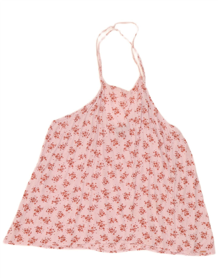 Volcom Haut Licou Femme UK 20 2XL Rose Floral Viscose