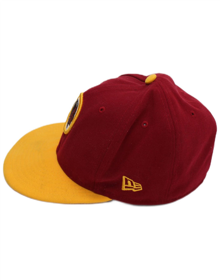 New Era Casquette de baseball graphique pour homme en polyester color block bordeaux moyen