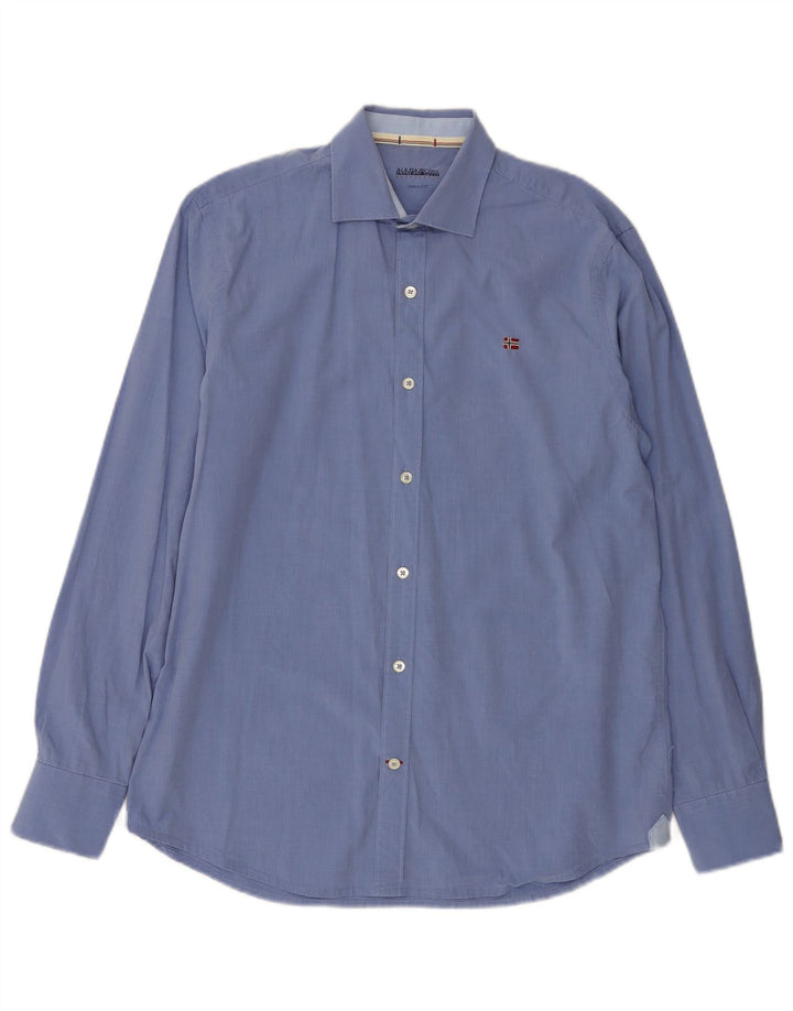 Napapijri Chemise Urban Fit Homme Bleu Moyen Coton