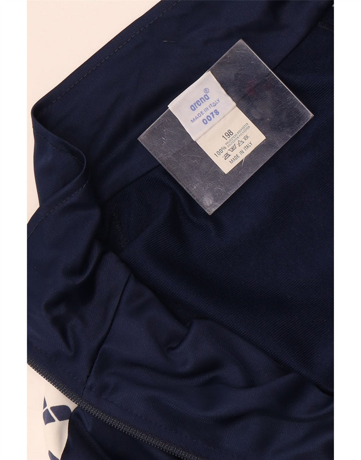 Arena Veste de Survêtement Graphique Homme XL Bleu Marine Colorblock Polyester