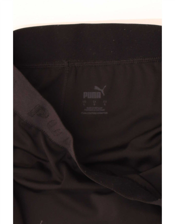 Puma Legging court graphique pour femme UK 16 Large Noir