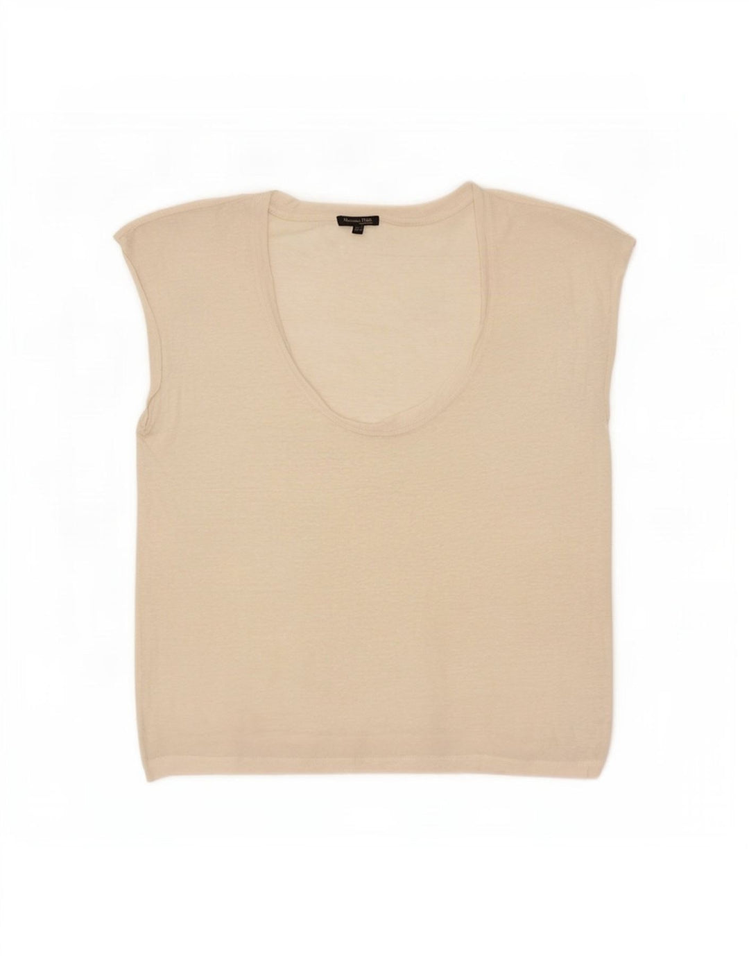 Massimo Dutti Débardeur pour femme UK 14 Medium Off White