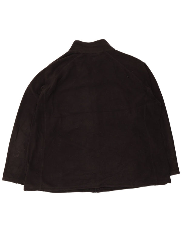 Mountain Warehouse Womens Fleece Jacket UK 26 5XL Black Polyester