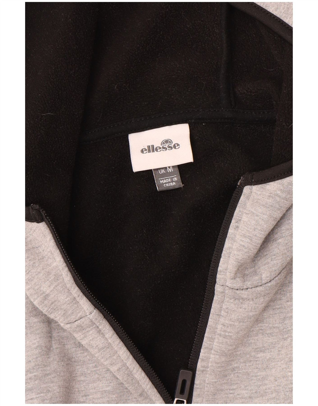 Ellesse Pull à capuche zippé pour homme Gris moyen