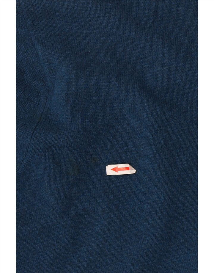 Marks & Spencer Pull col V pour homme en laine bleue 3XL