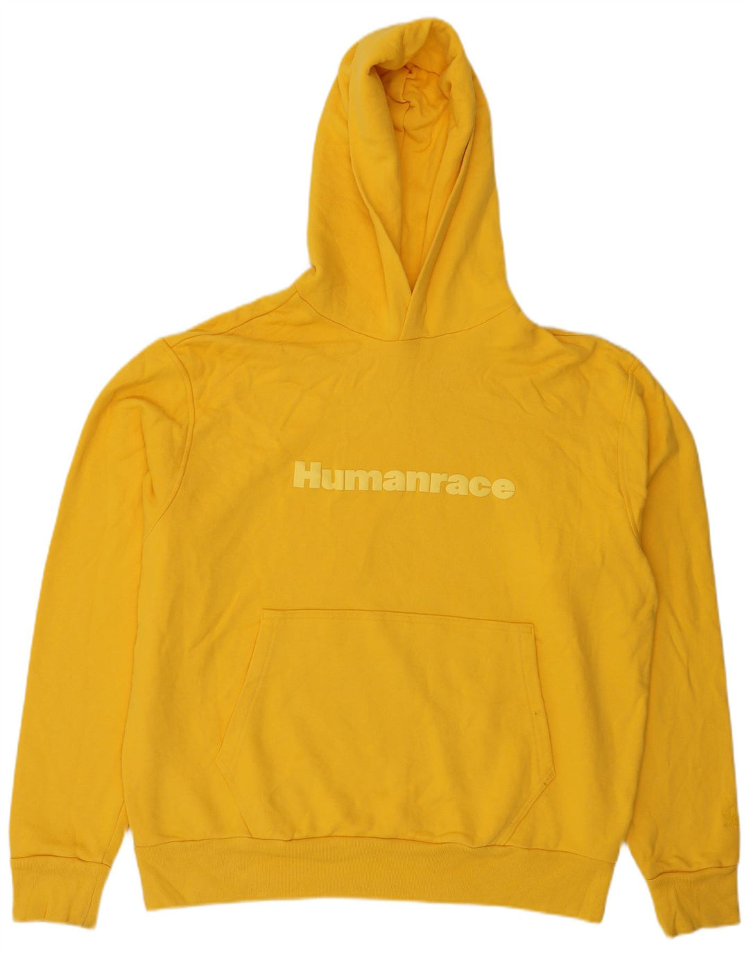 ADIDAS Pull à capuche Humanrace Graphic XL Homme Jaune Coton