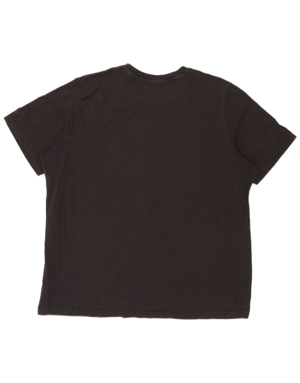 Adidas T-shirt graphique pour homme en coton noir 2XL