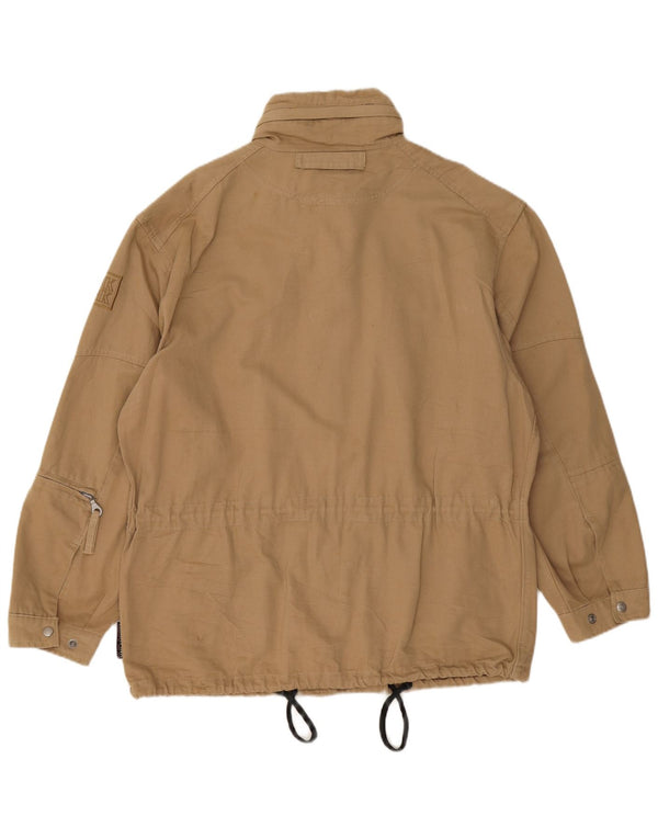 Think Pink Veste utilitaire à capuche pour homme IT 52 XL en coton beige