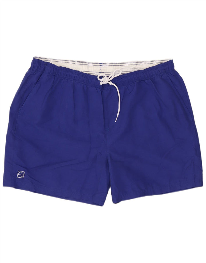 MARKS & SPENCER Short de Bain Homme 2XL Bleu Polyester