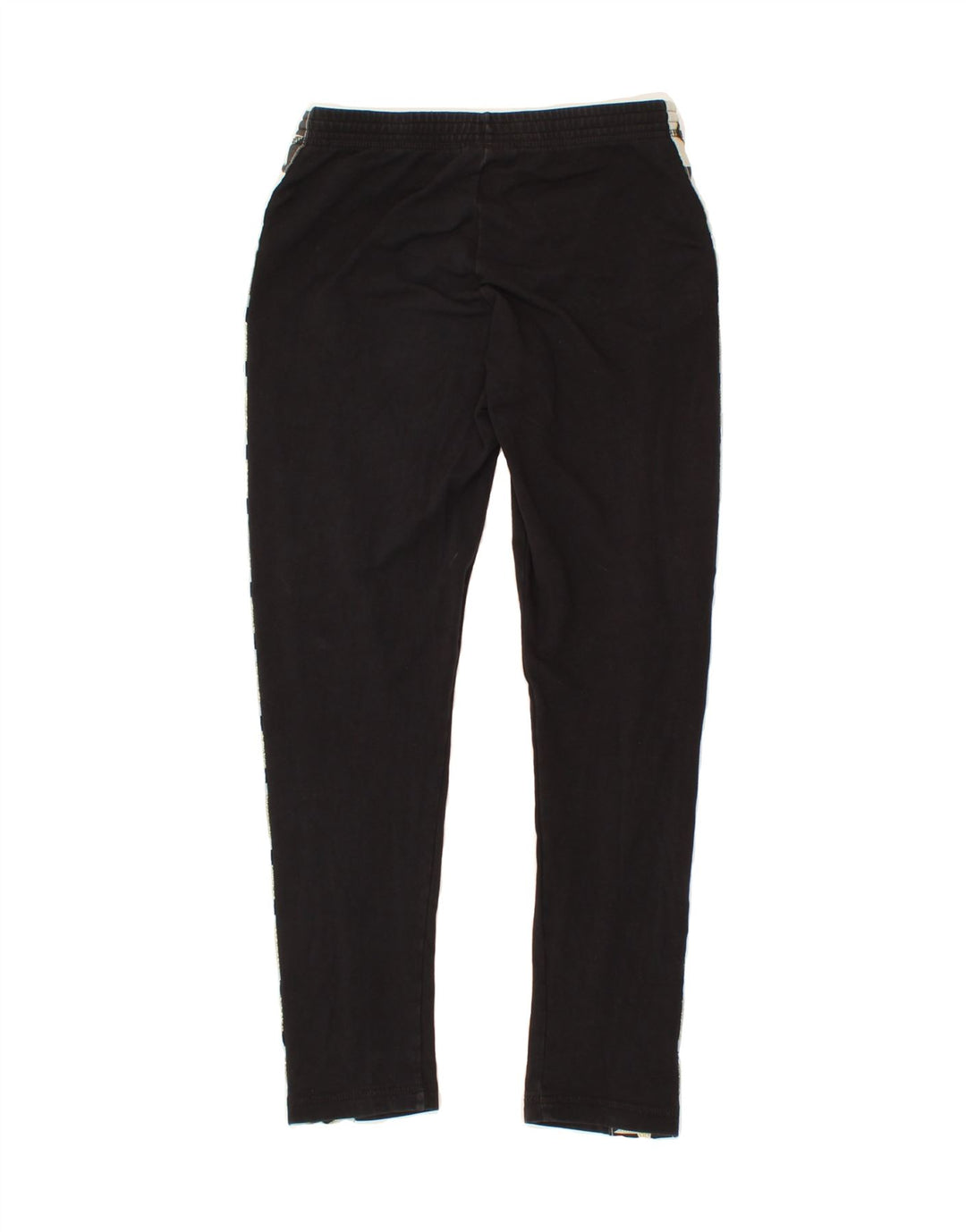 CHAMPION Womens Graphic Leggings UK 10 Small Black Vintage Champion and Second-Hand Champion from Messina Hembry 
