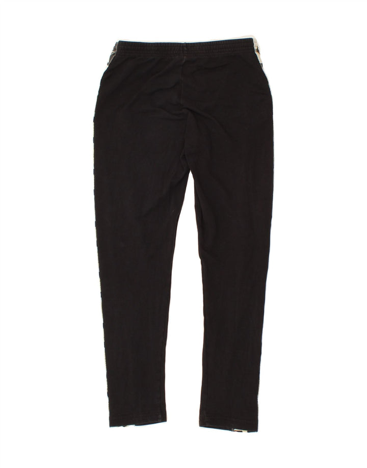 CHAMPION Womens Graphic Leggings UK 10 Small Black Vintage Champion and Second-Hand Champion from Messina Hembry 