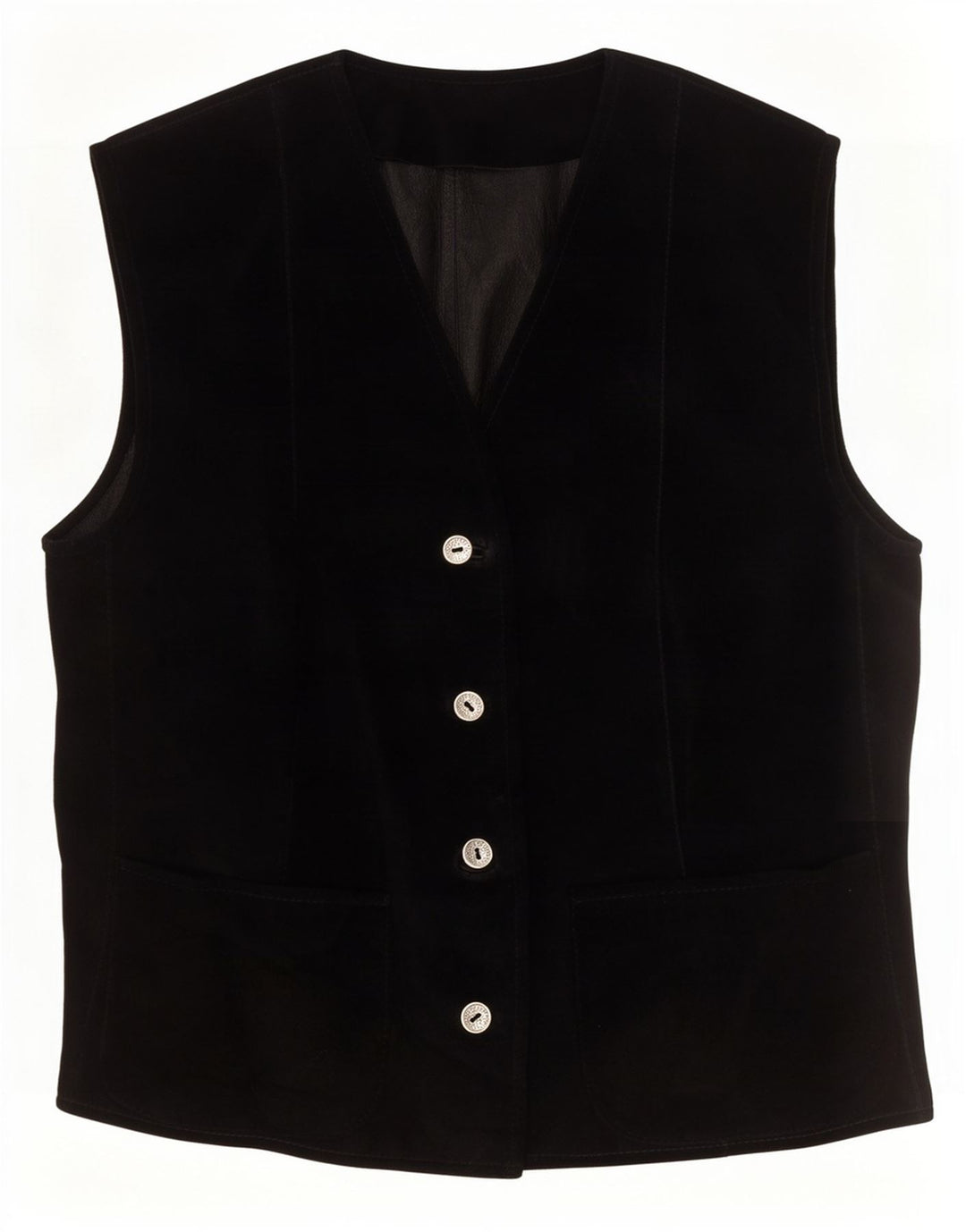 gilet femme vintage UK 12 Moyen Noir