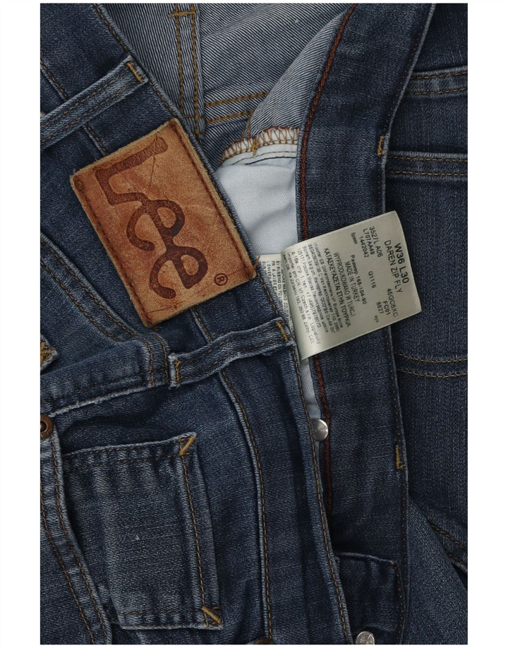 Lee Daren Jean droit avec braguette zippée pour homme W36 L27 Bleu