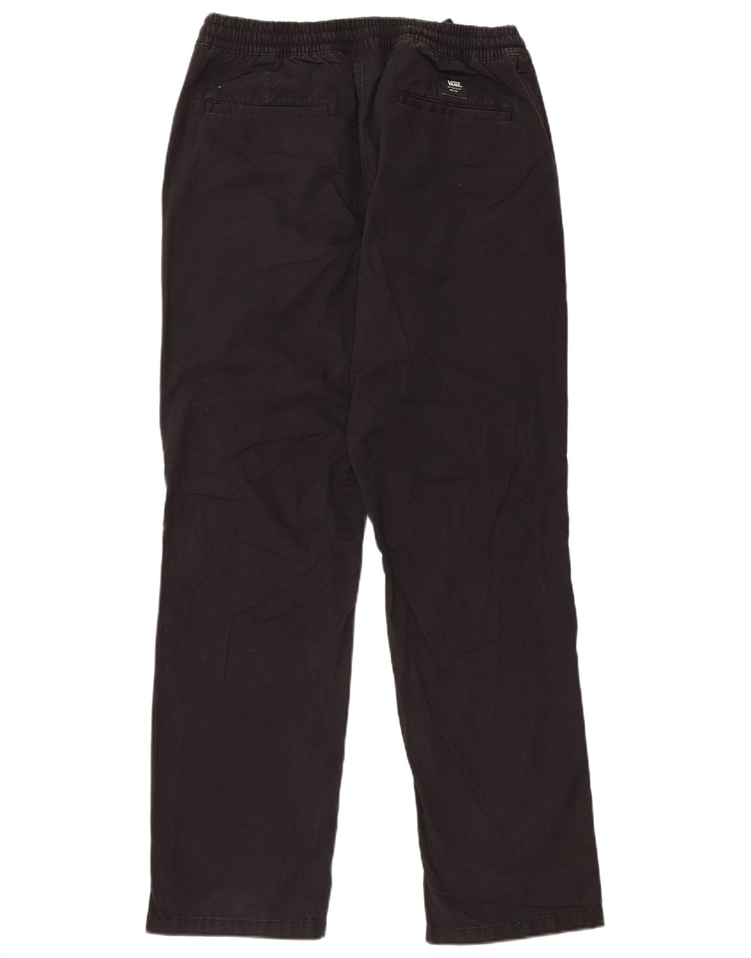 VANS Pantalon décontracté coupe décontractée pour homme en coton noir Taille L
