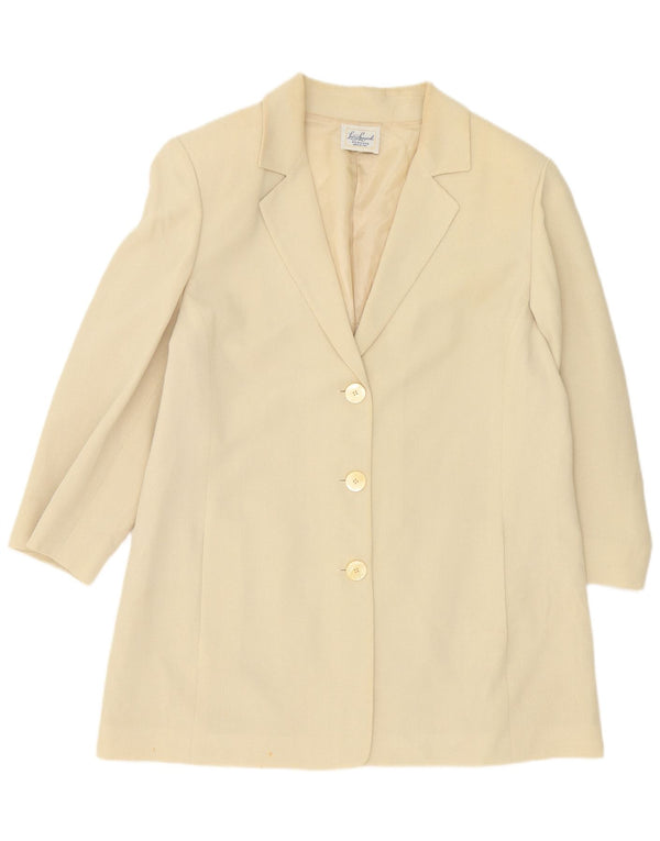 Luisa Spagnoli Ensemble jupe 2 pièces 3 boutons pour femme IT 48 XL W34 Beige