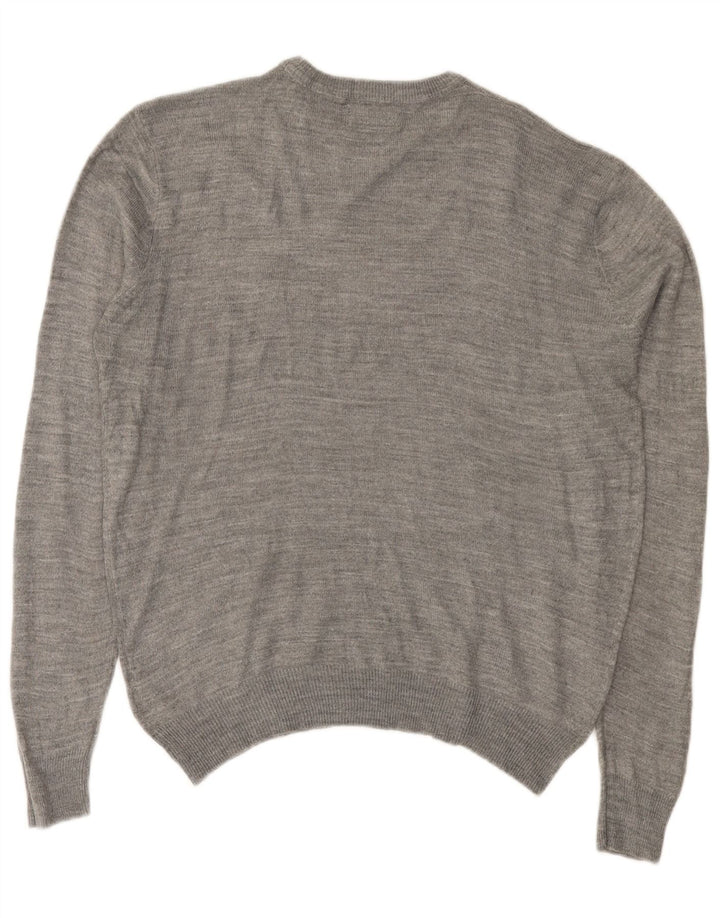 Pierre Cardin Pull col rond homme petit gris acrylique