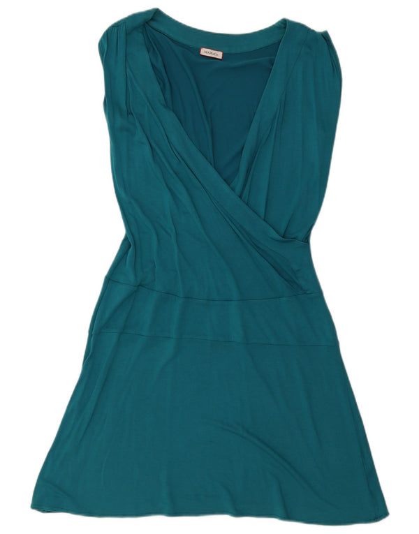 Max & Co. Robe trapèze sans manches pour femme UK 44 Bleu moyen