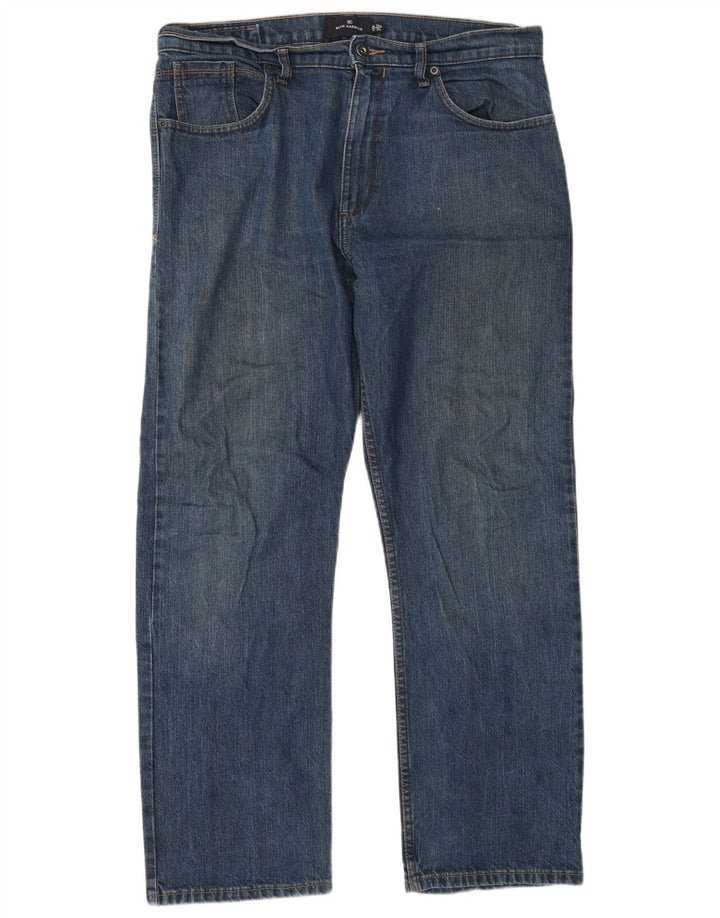 Marks & Spencer Jean Droit Bleu Harbor Homme W34 L29 Bleu