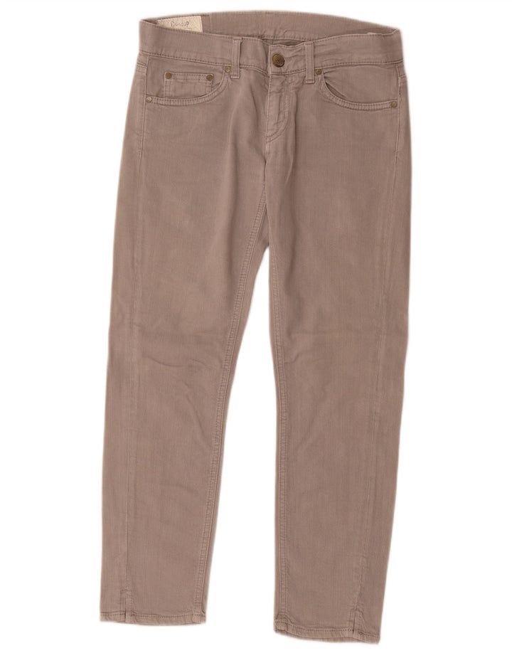Dondup Jean Slim Crop Femme W27 L26 Gris Coton