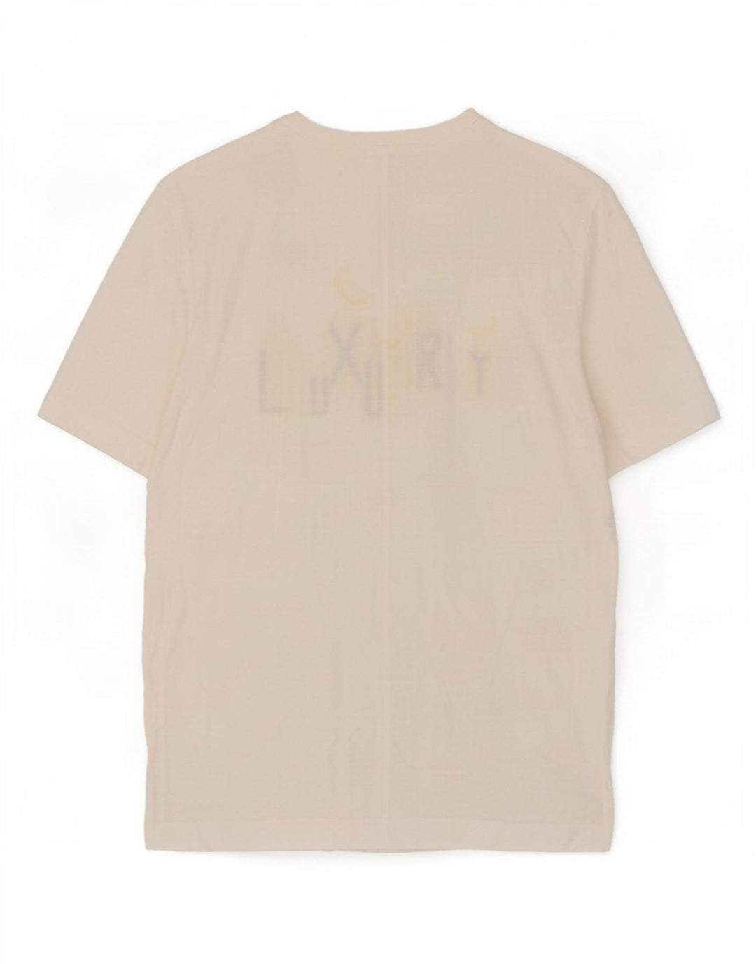 Di Bari T-shirt graphique surdimensionné pour femme EU 40 Lin blanc moyen