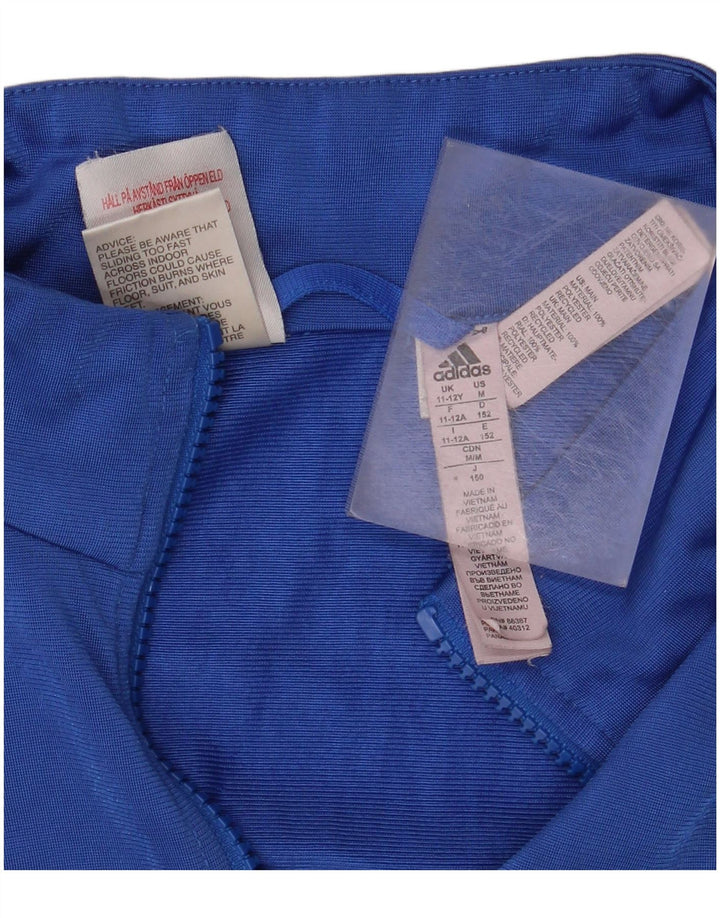 ADIDAS Veste de Survêtement Garçon 11-12 ans Bleu Polyester