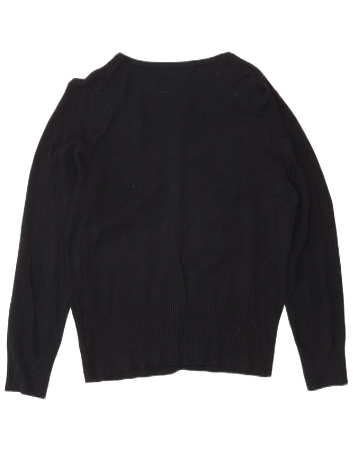 Marks & Spencer Pull Cardigan Femme UK 12 Medium Noir Viscose