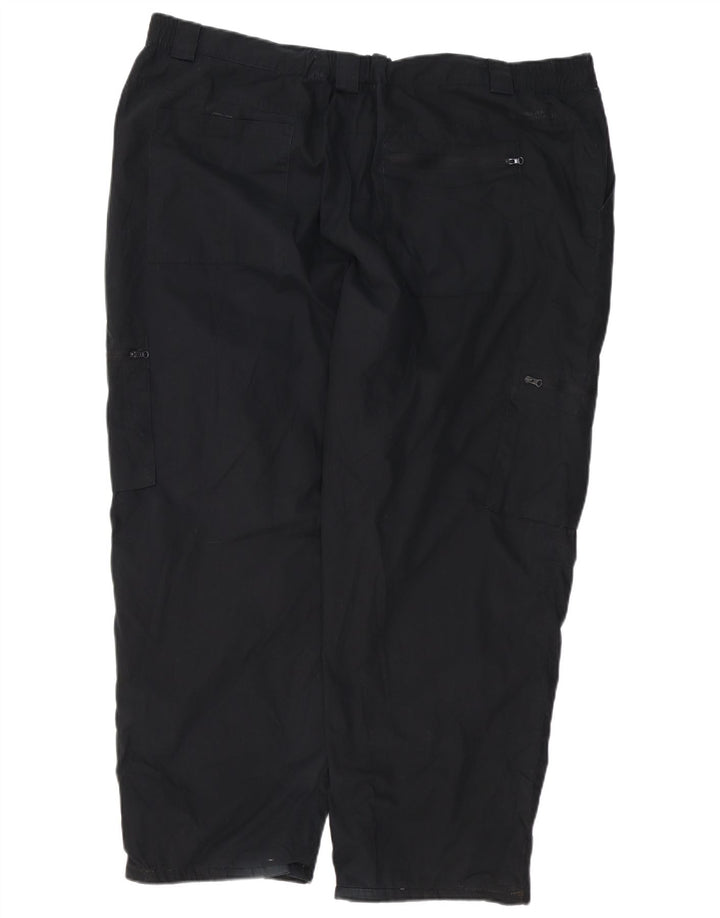 MOUNTAIN WAREHOUSE Pantalon Cargo Droit Homme W44 L27 Noir Polyester