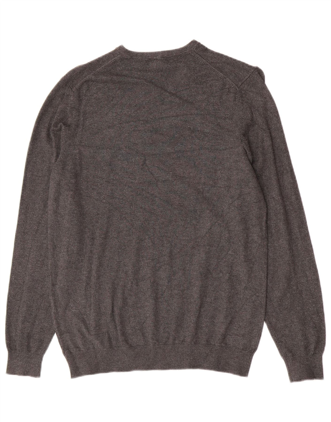 Zara Pull Col V Homme Petit Gris Viscose
