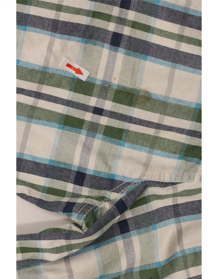 ZONE Short Cargo Homme IT 46 Small W32 Coton à Carreaux Multicolore