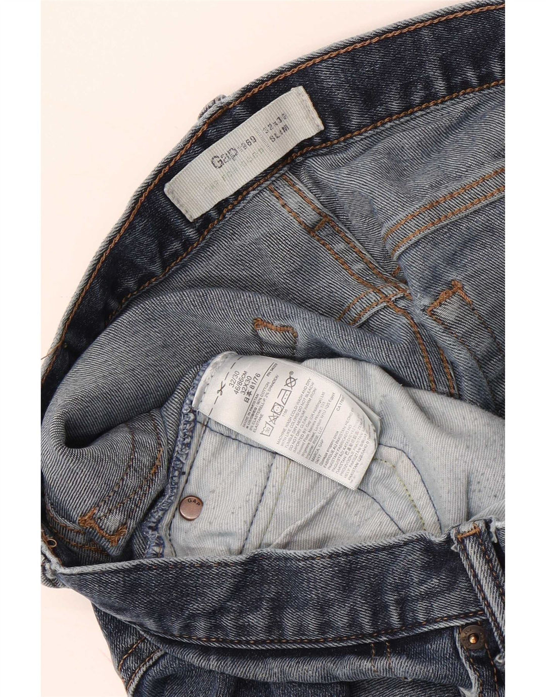Gap Jean Slim Femme W32 L30 Bleu Coton