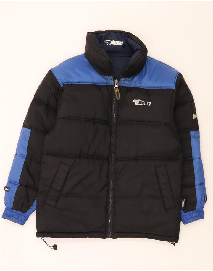 Bear Veste matelassée réversible pour homme UK 38 Bleu marine moyen Polyamide