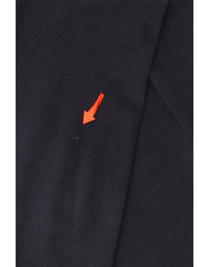 Tommy Hilfiger Pull col zippé homme bleu marine moyen coton