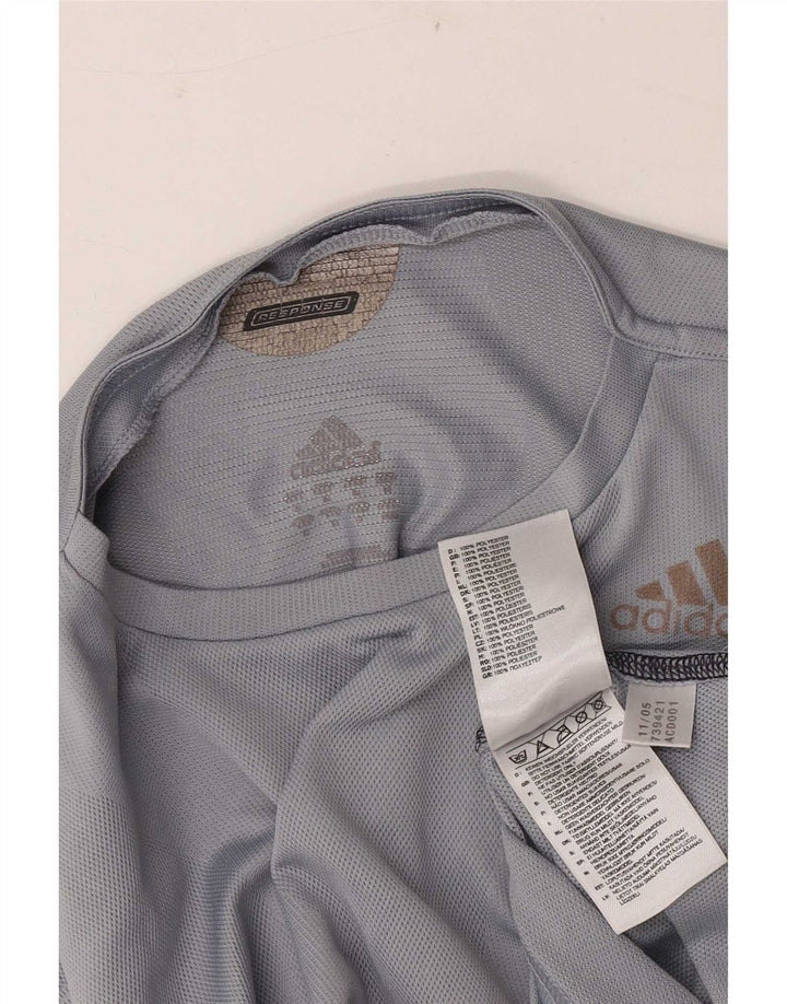 Adidas Homme Climacool Top Manches Longues Gris Moyen Polyester