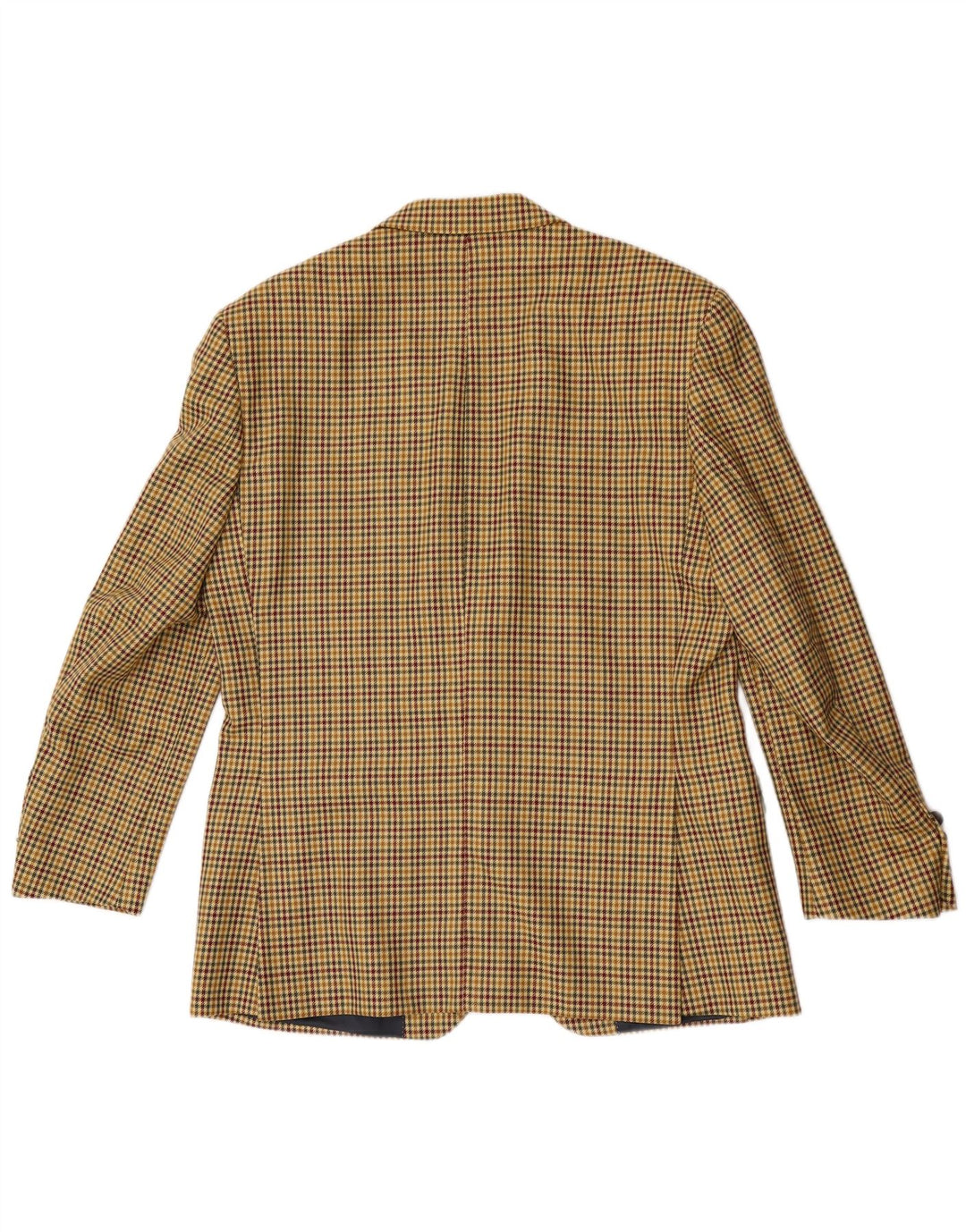 Caracciolo Veste Blazer 2 Boutons Homme IT 52 XL Pied-de-Poule Marron