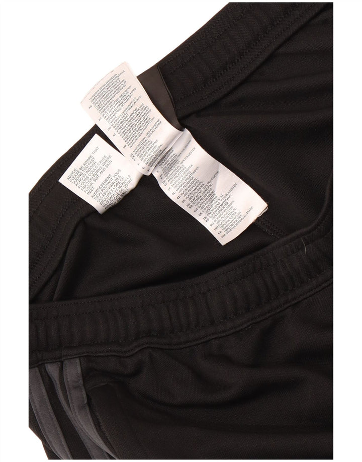 Adidas Pantalon de survêtement Climalite pour homme Large Noir Colorblock Polyester