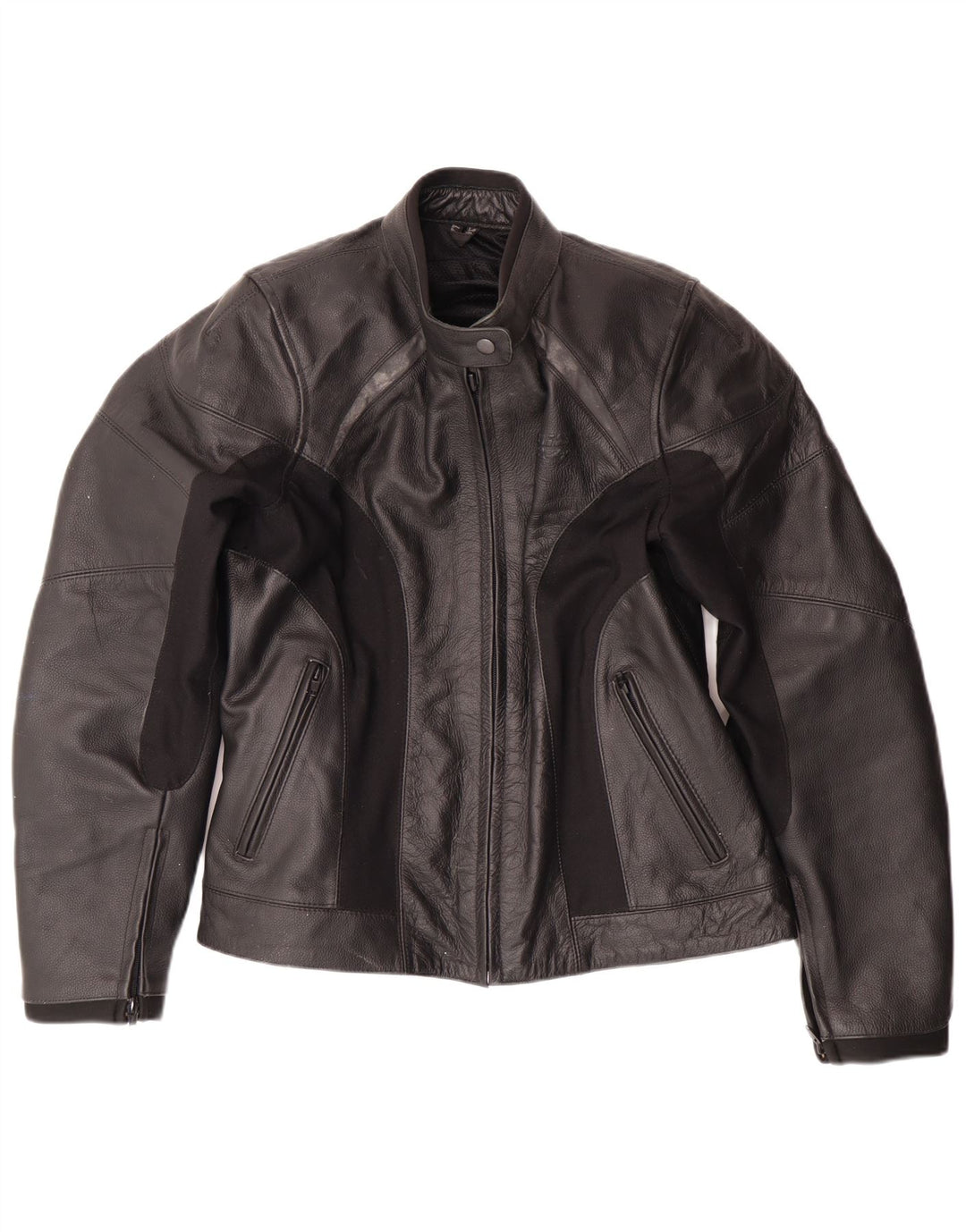 LEWIS Veste de motard en cuir pour femme UK 18 XL Cuir noir