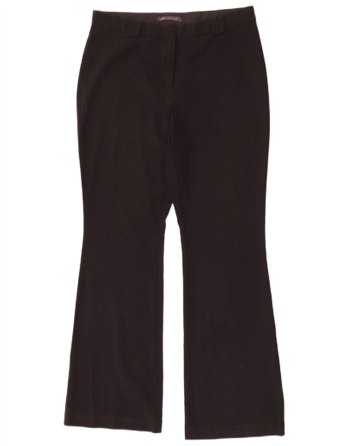 Marks & Spencer Pantalon décontracté bootcut pour femme UK 12 Medium W30 L31 Noir